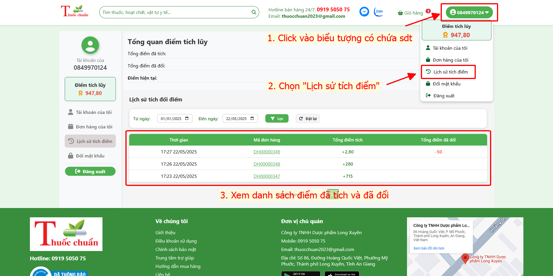 Đổi voucher